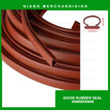 Load image into Gallery viewer, Door Rubber Seal 10mmx6mm
