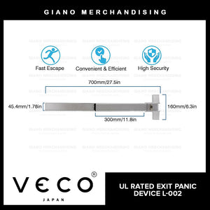 Veco UL Rated Exit Panic Device L-002