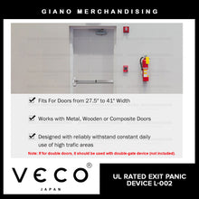 Load image into Gallery viewer, Veco UL Rated Exit Panic Device L-002
