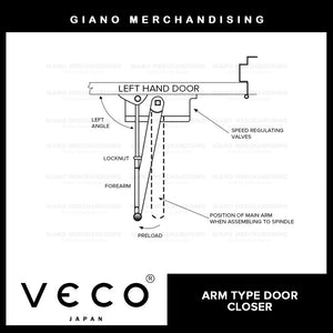 Veco Arm Type Door Closer