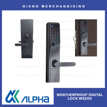 Load image into Gallery viewer, Alpha Weatherproof Digital Door Lock WS200
