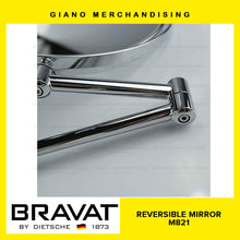 Load image into Gallery viewer, BRAVAT Bathroom Reversible Mirror M8121
