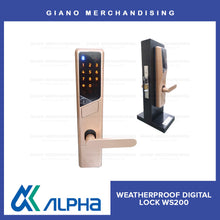 Load image into Gallery viewer, Alpha Weatherproof Digital Door Lock WS200
