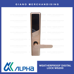 Alpha Weatherproof Digital Door Lock WS200