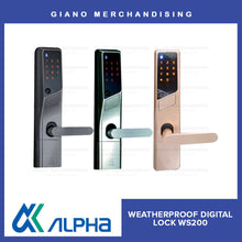 Load image into Gallery viewer, Alpha Weatherproof Digital Door Lock WS200
