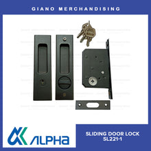 Load image into Gallery viewer, Alpha Sliding Door Lock SL221-1 Square
