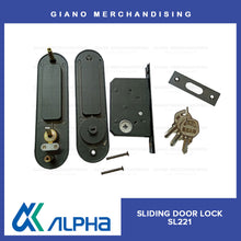 Load image into Gallery viewer, Alpha Sliding Door Lock Oval
