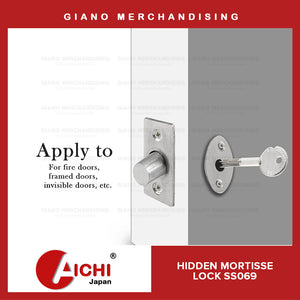 Aichi Hidden Mortisse Door Lock SS069