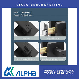 Alpha Tubular Lever Door Lock