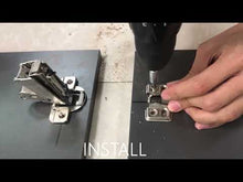 Load and play video in Gallery viewer, BUCCI Hydraulic Concealed Hinge 165A Degree(1pc)
