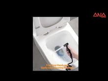 Load and play video in Gallery viewer, ANA Toilet Bidet Spray Set 8776
