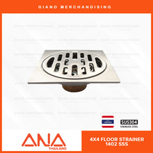 Load image into Gallery viewer, ANA Floor Drain Strainer 1402 SSS (4x4)
