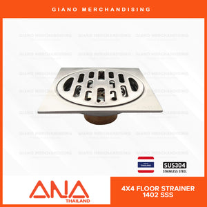 ANA Floor Drain Strainer 1402 SSS (4x4)