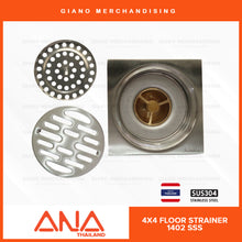 Load image into Gallery viewer, ANA Floor Drain Strainer 1402 SSS (4x4)
