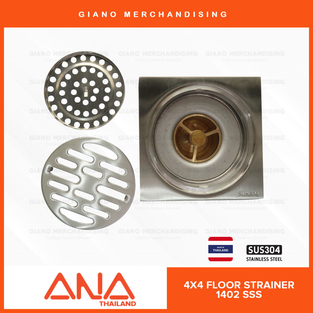 ANA Floor Drain Strainer 1402 SSS (4x4)