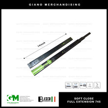 Load image into Gallery viewer, BUCCI Soft Close Full Extension Drawer Slides 745 BK
