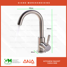 Load image into Gallery viewer, ANA Kitchen Faucet 15024 SSS
