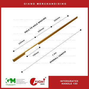 Integrated Cabinet Handle 130 SB