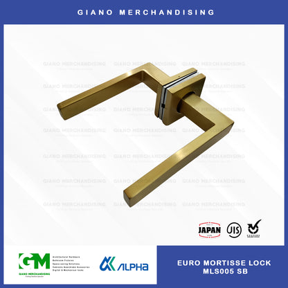 Alpha Euro Mortisse Door Lock MLS005 SB