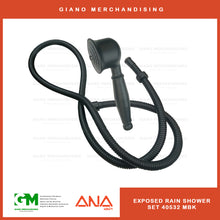 Load image into Gallery viewer, ANA Exposed Rain Shower set 40532 MBK
