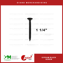 Load image into Gallery viewer, Gypsum Black Screw (Pointed Tip)
