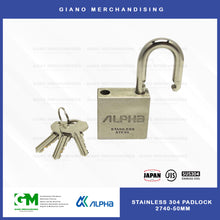 Load image into Gallery viewer, Alpha Stainless 304 Padlock 2740
