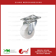Load image into Gallery viewer, Nylon Caster Plate Type without Brake
