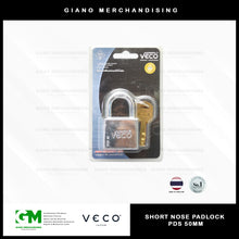 Load image into Gallery viewer, Veco Short Nose Padlock PDS (50MM)
