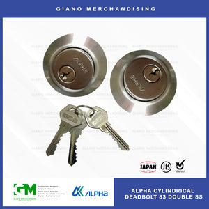 Alpha Cylindrical Deadbolt 83 Double