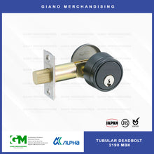 Load image into Gallery viewer, Alpha Tubular Deadbolt 2190 MBK
