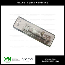 Load image into Gallery viewer, Veco Stainless Barrelbolt WL
