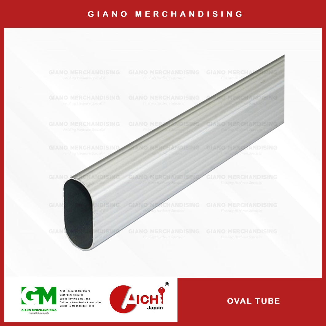 Aluminum Oval Tube 5/8