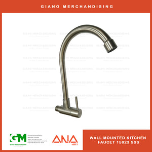 ANA Wall Mounted Kitchen Faucet 15023 SSS