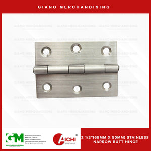 Narrow Butt Hinge (1Pair)