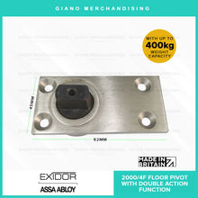 Load image into Gallery viewer, Exidor 2000/4F Floor Pivot Hinge with Double Action Function
