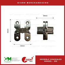 Load image into Gallery viewer, Aichi Concealed  Invicible Door Hinge
