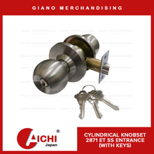 Load image into Gallery viewer, Aichi Cylindrical Door Knob 2871 SS
