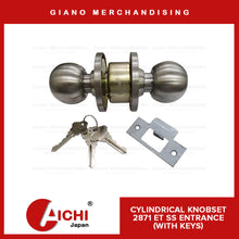 Load image into Gallery viewer, Aichi Cylindrical Door Knob 2871 SS
