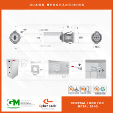 Load image into Gallery viewer, Cyber Central Lock for Metal 201Q
