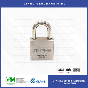 Alpha Stainless 304 Padlock 2740