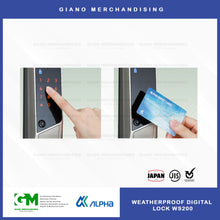Load image into Gallery viewer, Alpha Weatherproof Digital Door Lock WS200
