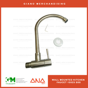 ANA Wall Mounted Kitchen Faucet 15023 SSS