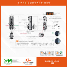 Load image into Gallery viewer, Cyber Locker Lock 833
