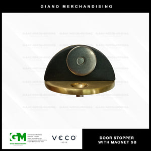 Veco Magnetic Floor Mounted Door Stopper DS004 SB