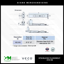 Load image into Gallery viewer, Veco Flushbolt 416
