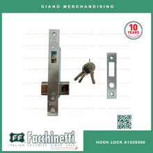 Load image into Gallery viewer, Facchinetti Hook Lock with Double Cylinder
