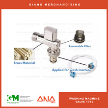 Load image into Gallery viewer, ANA Washing Machine Valve 1710
