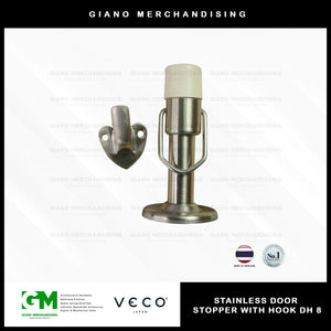 Veco Stainless Door Stopper with Hook DH 8