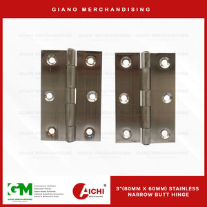 Narrow Butt Hinge (1Pair)