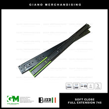 Load image into Gallery viewer, BUCCI Soft Close Full Extension Drawer Slides 745 BK
